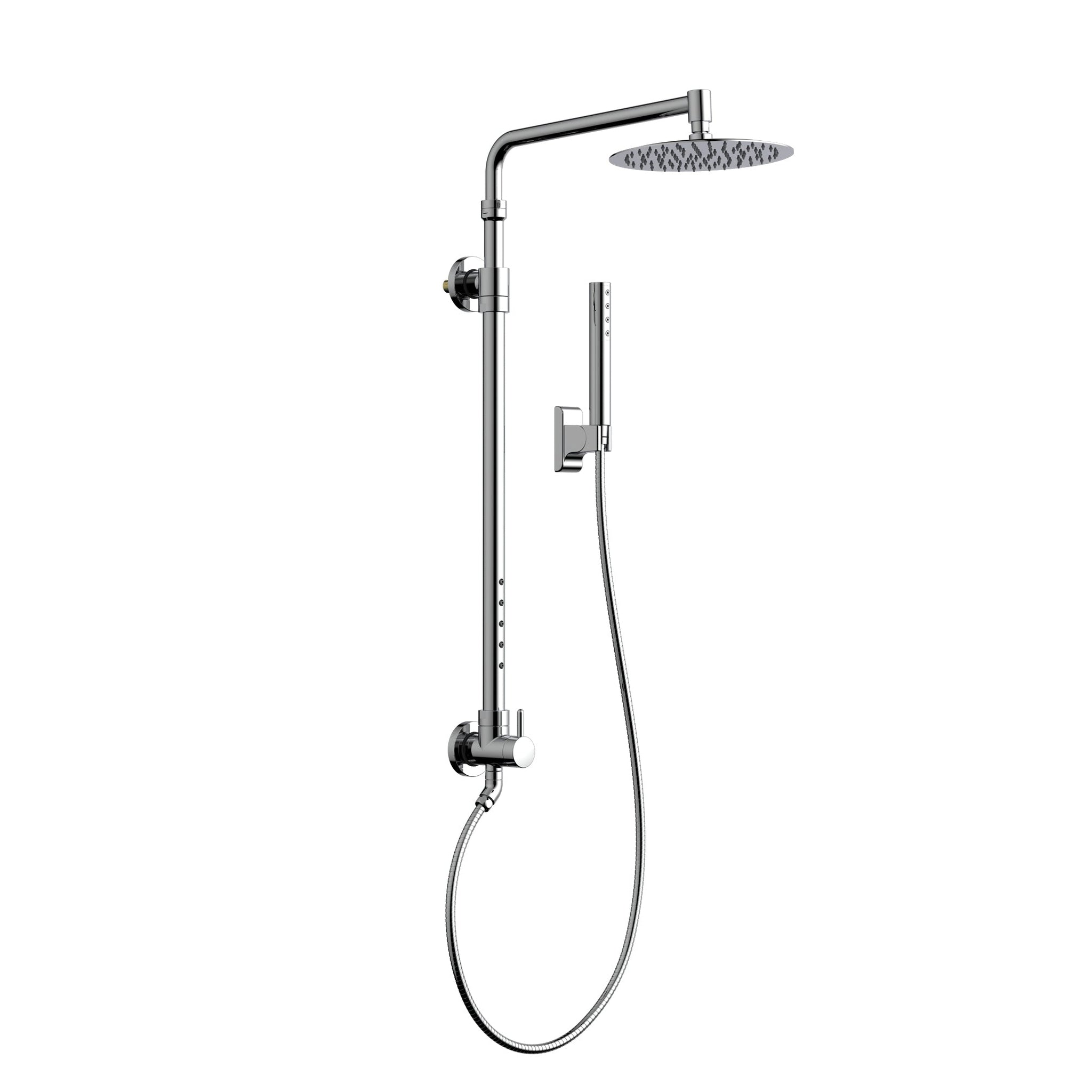 PULSE ShowerSpas Atlantis 1.8 GPM Rain Shower System in Chrome