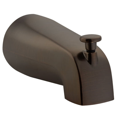 PULSE ShowerSpas Brass Material NPT Connection Tub Spout in Oil Rubbed Bronze Finish With Diverter