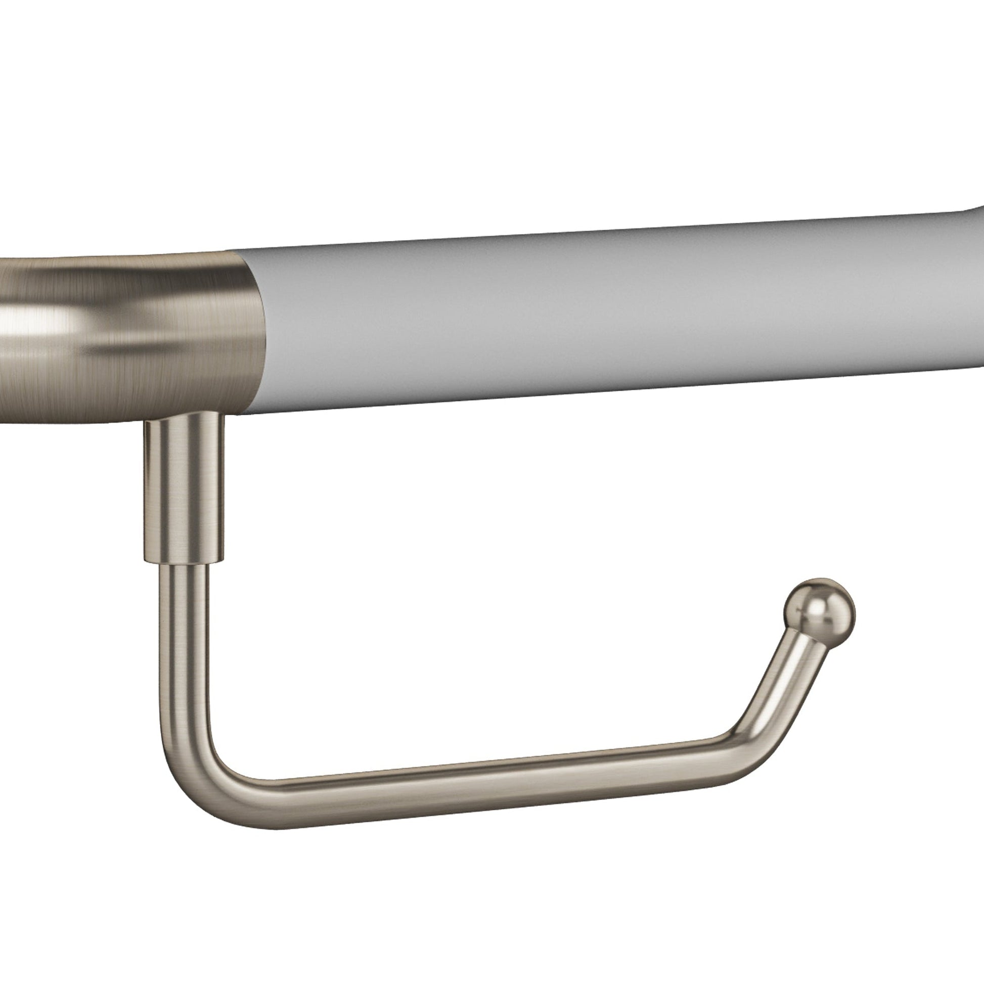 PULSE ShowerSpas Ergo Angle Bar in Brushed Stainless Steel