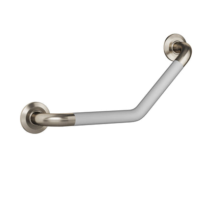 PULSE ShowerSpas Ergo Angle Bar in Brushed Stainless Steel