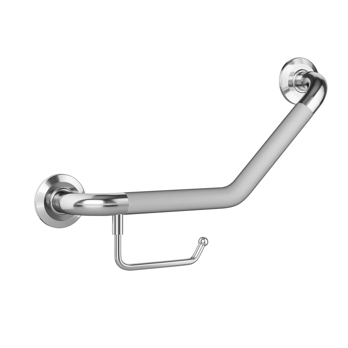 PULSE ShowerSpas Ergo Angle Bar in Polished Stainless Steel