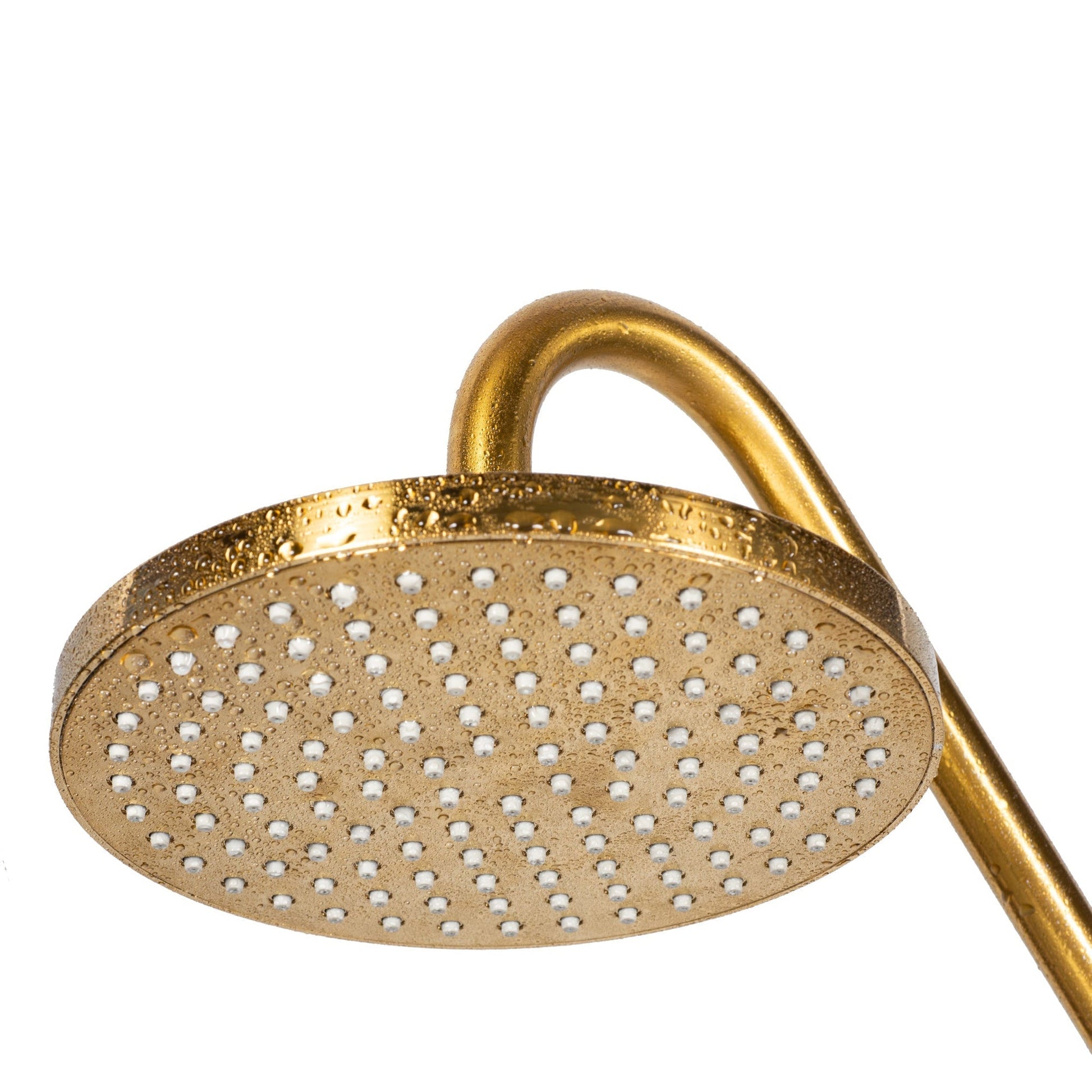 PULSE ShowerSpas Kauai III 2.5 GPM Rain Shower System in Brushed Gold Finish With 5-Function Hand Shower