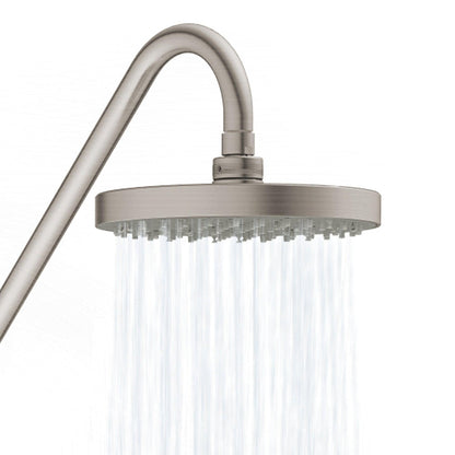 PULSE ShowerSpas Kauai III 2.5 GPM Rain Shower System in Brushed Nickel Finish With 5-Function Hand Shower