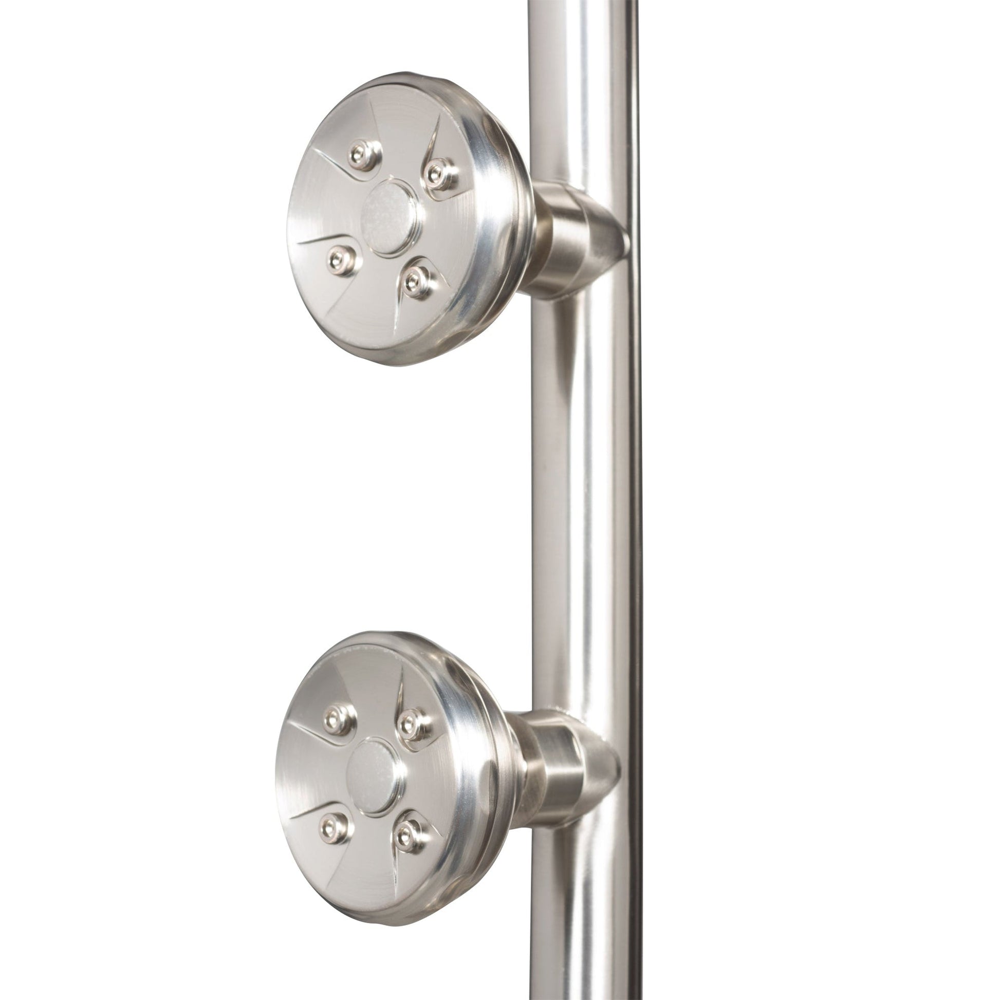 PULSE ShowerSpas Lanai 1.8 GPM Rain Shower System in Brushed Nickel Finish With 3-Power Spray Body Jet and 3-Function Hand Shower