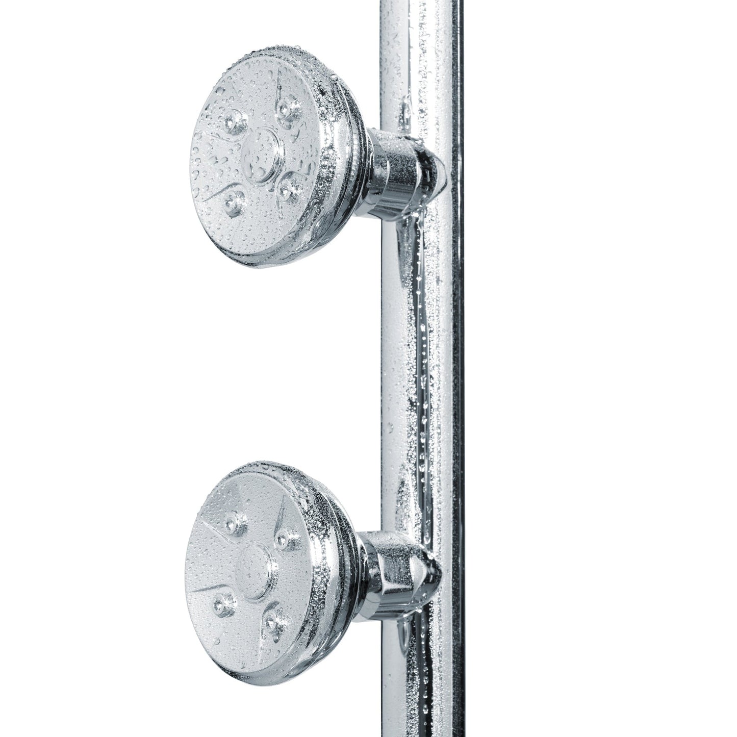 PULSE ShowerSpas Lanai 1.8 GPM Rain Shower System in Chrome Finish With 3-Power Spray Body Jet and 3-Function Hand Shower