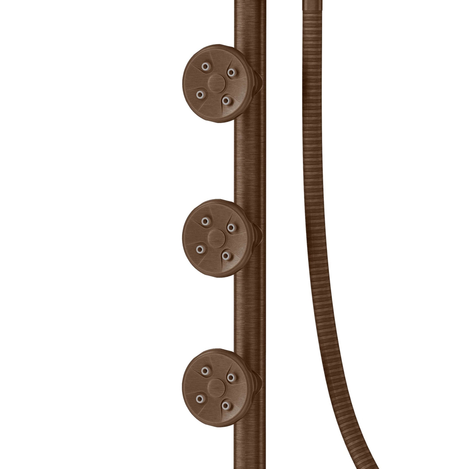 PULSE ShowerSpas Lanai 2.5 GPM Shower System in Oil Rubbed Bronze With 3-Power Spray Body Jets and 3-Function Hand Shower
