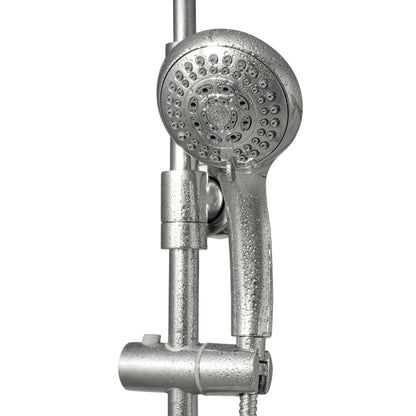 PULSE ShowerSpas Lanikai 1.8 GPM Rain Shower System in Chrome Finish With 3-Power Spray Body Jet and 5-Function Hand Shower