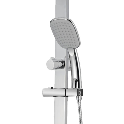 PULSE ShowerSpas Monte Carlo Rain Shower System 2.5 GPM in Chrome Finish With Multi Function Hand Shower