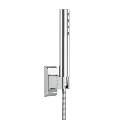PULSE ShowerSpas Niagra Wall Mounted High Flow Tub Filler in Chrome Finish With Single Function Hand Shower