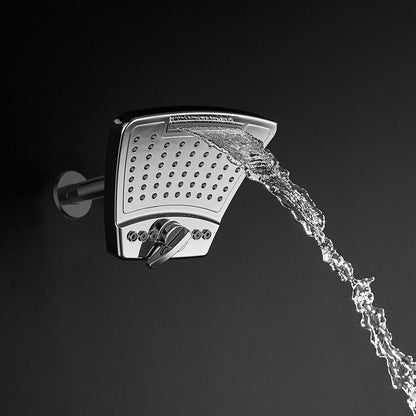 PULSE ShowerSpas PowerShot 3-Function Curved Shower Head in Chrome Finish