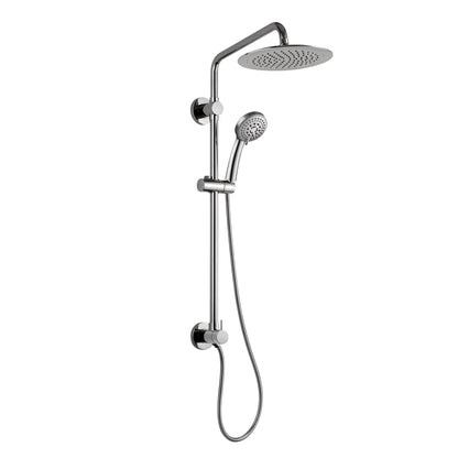 PULSE ShowerSpas SeaBreeze II 2.5 GPM Rain Shower System in Brushed Nickel Finish With 3-Function Hand Shower