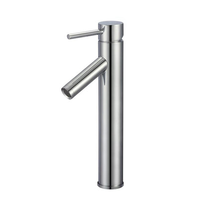 Pelican International Cascade Series PL-8112 Single Hole Vessel Faucet in Chrome Finish