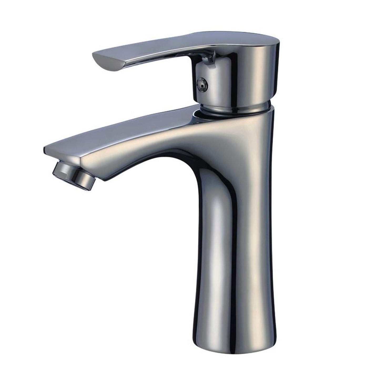 Pelican Int'l Cascade Series PL-8162 Single Hole Bathroom Faucet In Brushed Nickel Finish
