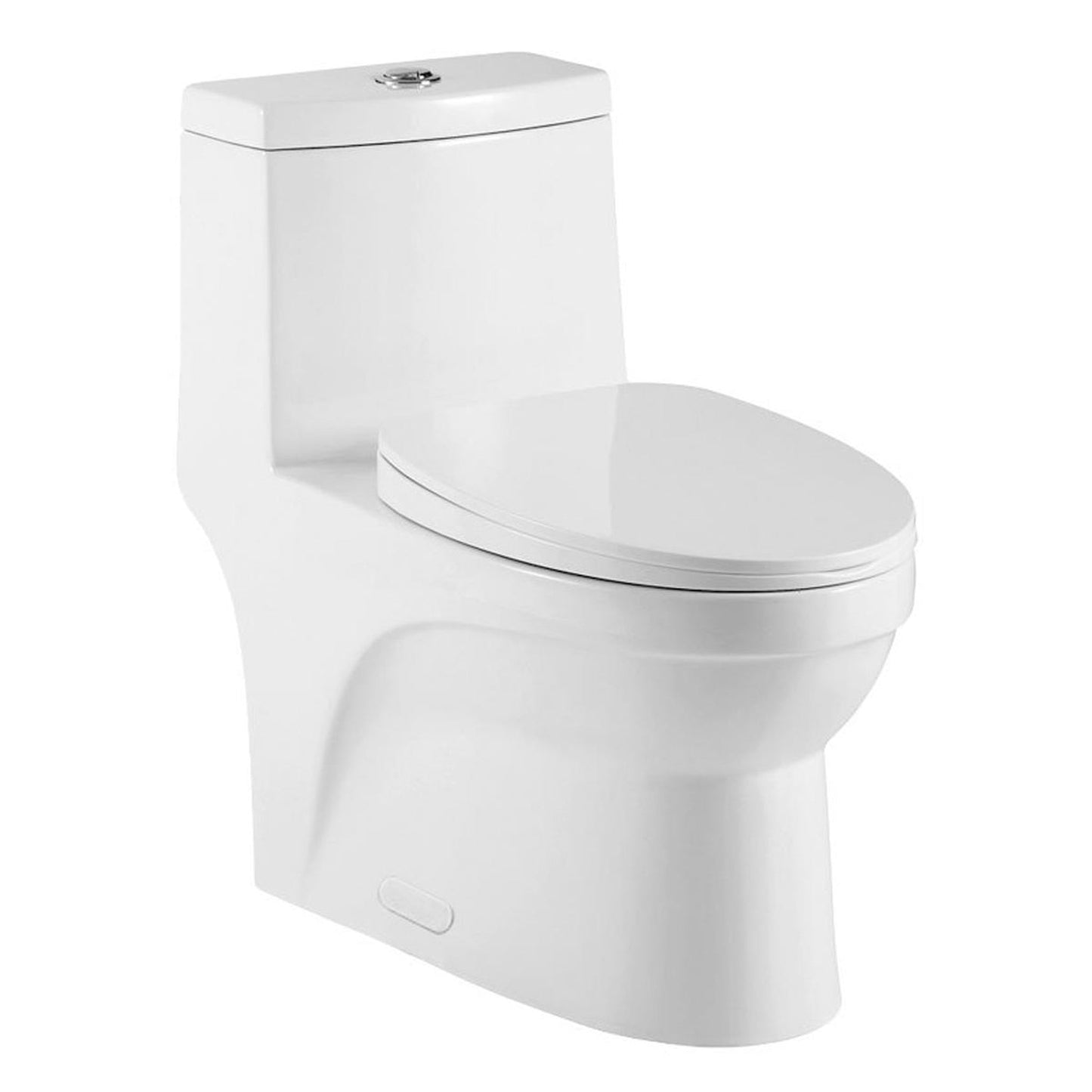 Pelican Int'l Vortex Series PL-12050 White ADA Compliant Porcelain High Efficiency Toilet with Dual Flush