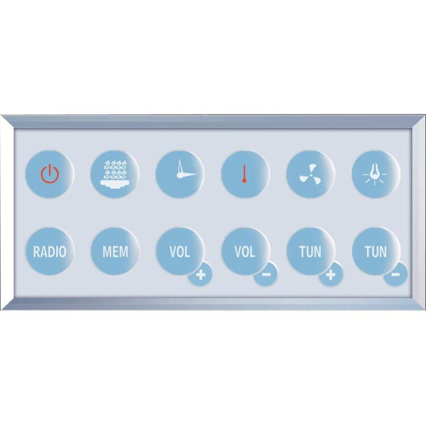 Platinum 35" x 35" x 87" One-Person Framed Round Walk-In Steam Shower With Dual Sliding Doors 10 Massage Jets & LED Chromatherapy Lighting