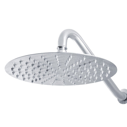 PULSE ShowerSpas Island Falls Polished Stainless Steel Finish Showerhead