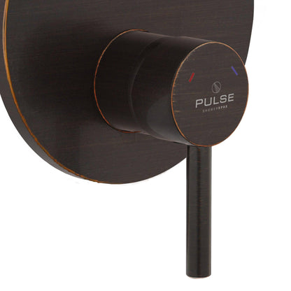 PULSE ShowerSpas Two Way Tru-Temp Pressure Balance 1/2" Rough-In Valve Oil Rubbed Bronze Finish Trim Kit