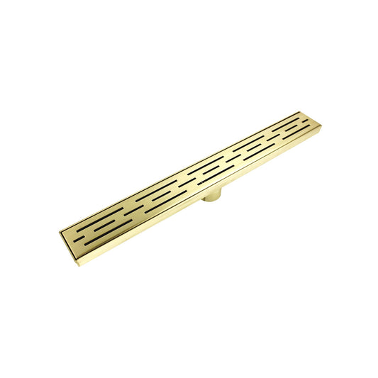 Ratel 12" Brushed Gold Linear Drain System