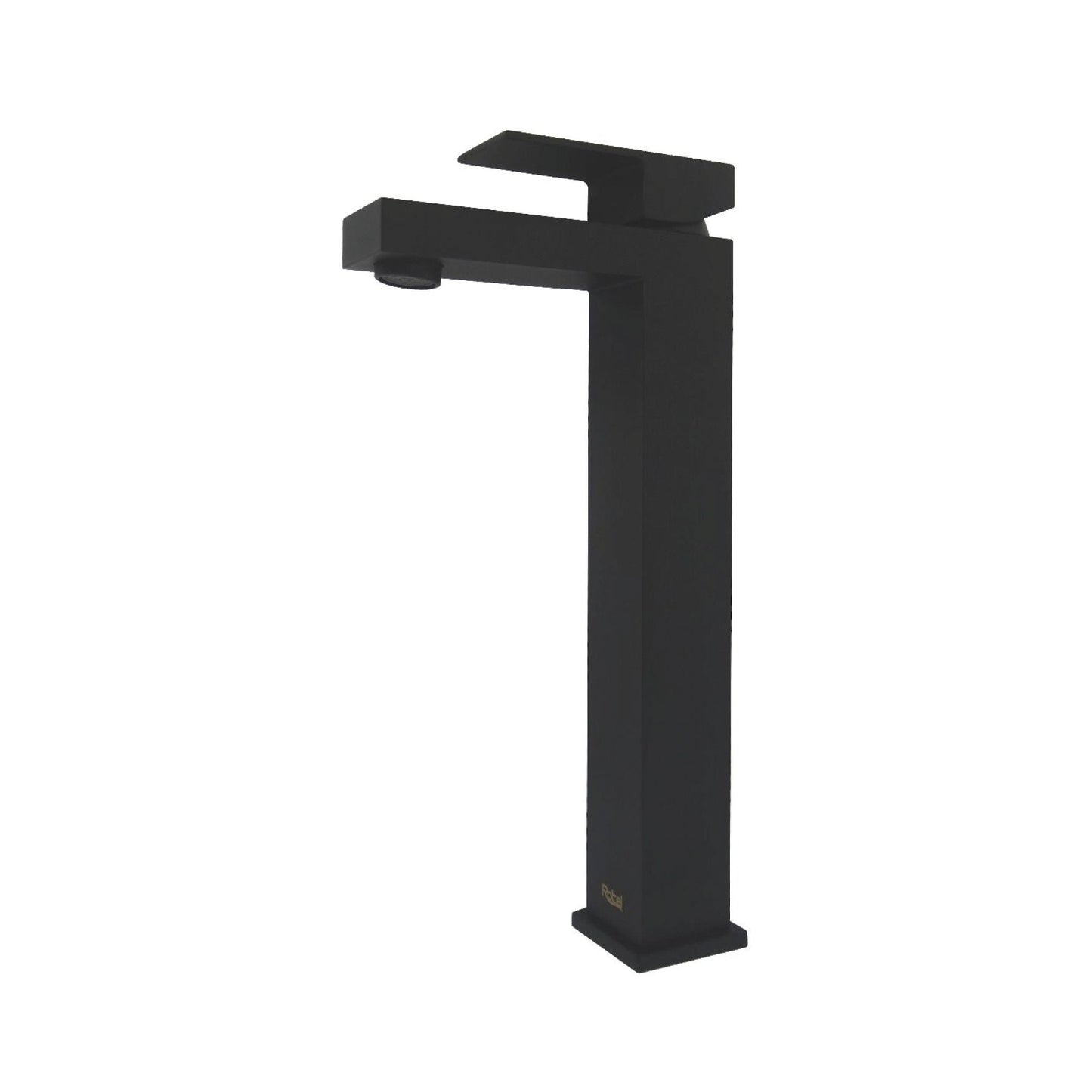 Ratel 12" Single-Hole Matte Black Vessel Bathroom Faucet Sink With 10" Spout Height