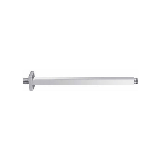 Ratel 14" Square Brushed Nickel Ceiling-Mounted Shower Arm
