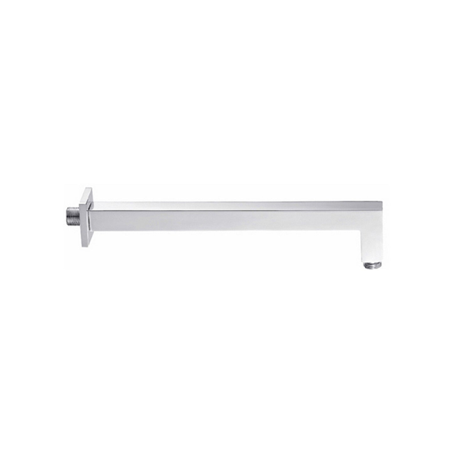 Ratel 14" Square Brushed Nickel Wall-Mounted Shower Arm
