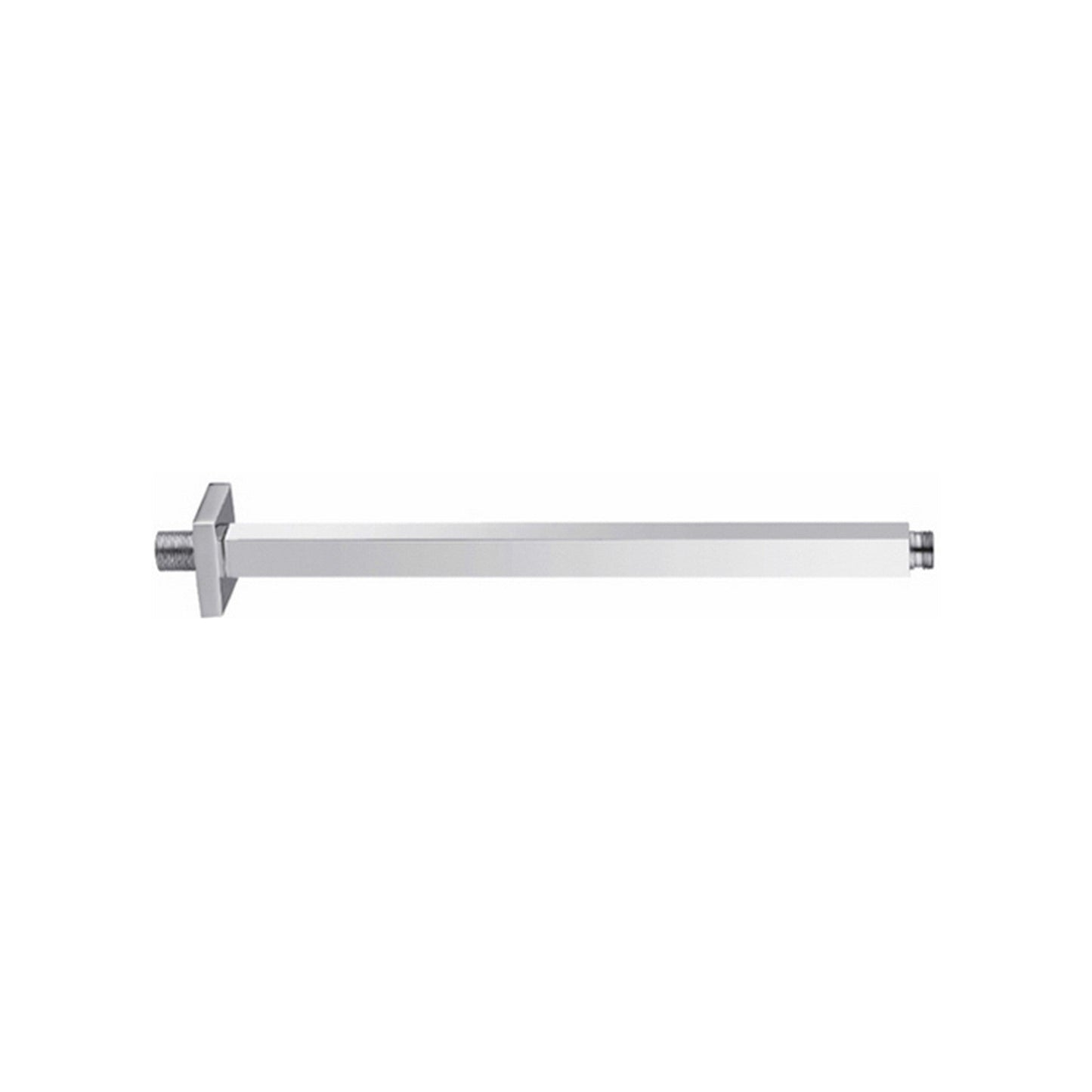 Ratel 14" Square Chrome Ceiling-Mounted Shower Arm