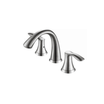 Ratel 16" 3-Hole Brushed Nickel Widespread Bathroom Faucet