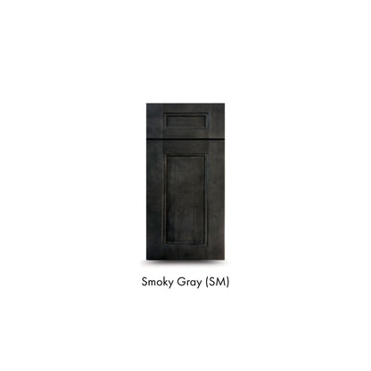 Ratel 24" 2-Door Smoky Gray Vanity With Dummy Drawer