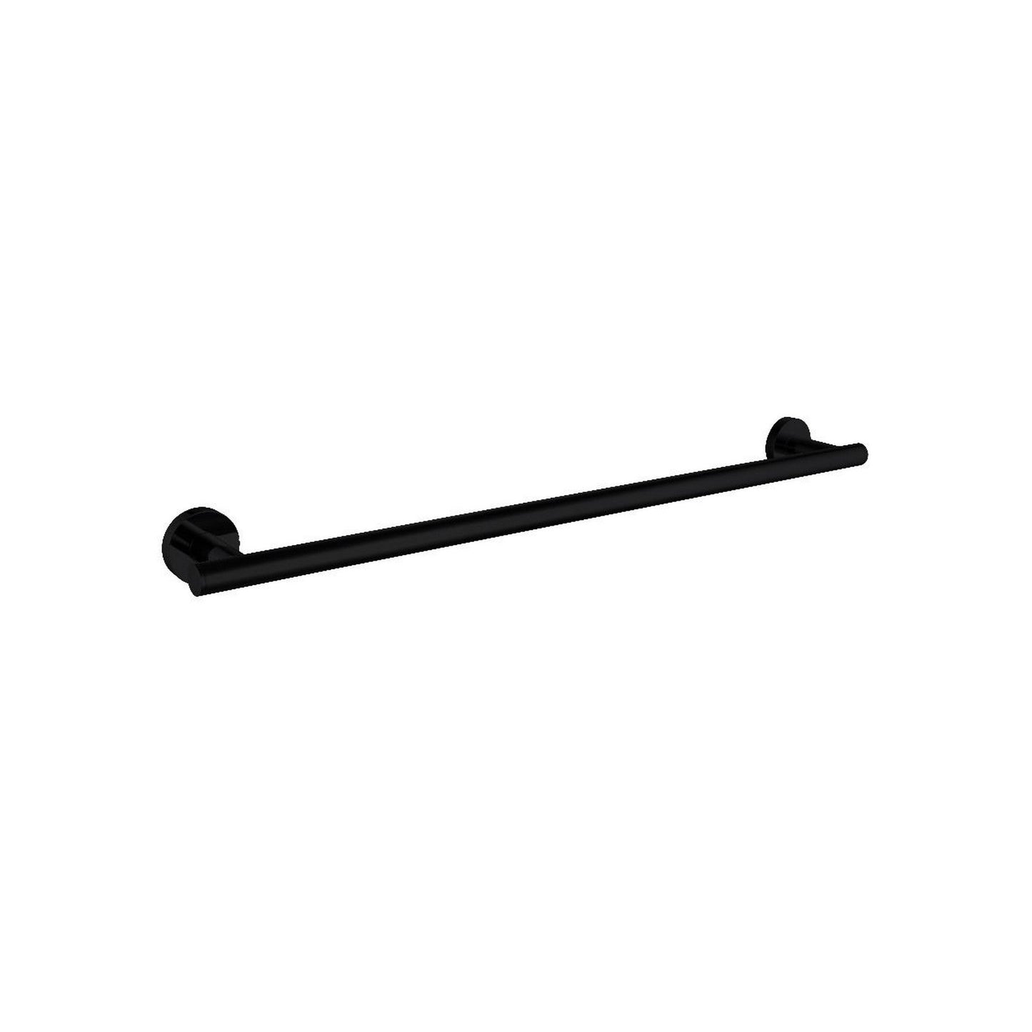 Ratel 24" Matte Black Wall-Mounted Bathroom Towel Bar