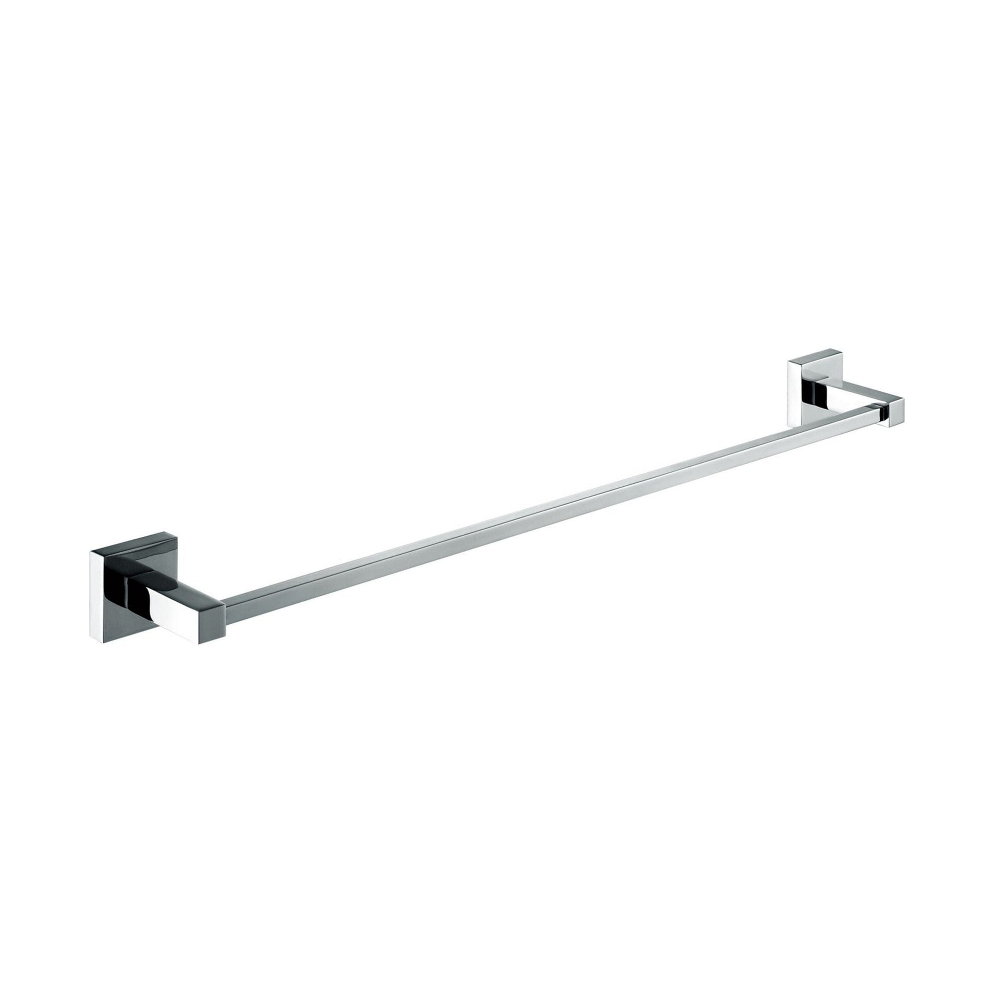 Ratel 25" Brushed Nickel Wall-Mounted Bathroom Towel Bar