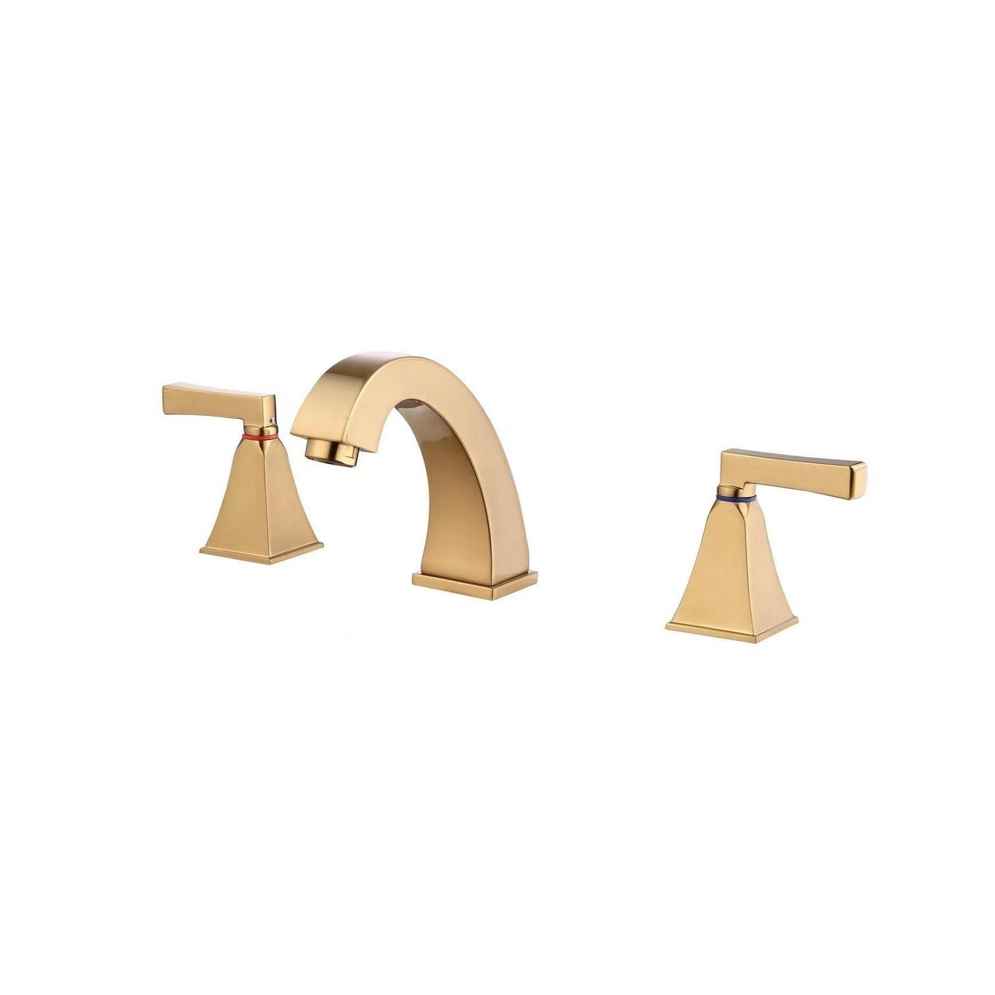 Ratel 3-Hole Champagne Bronze Widespread Bathroom Faucet