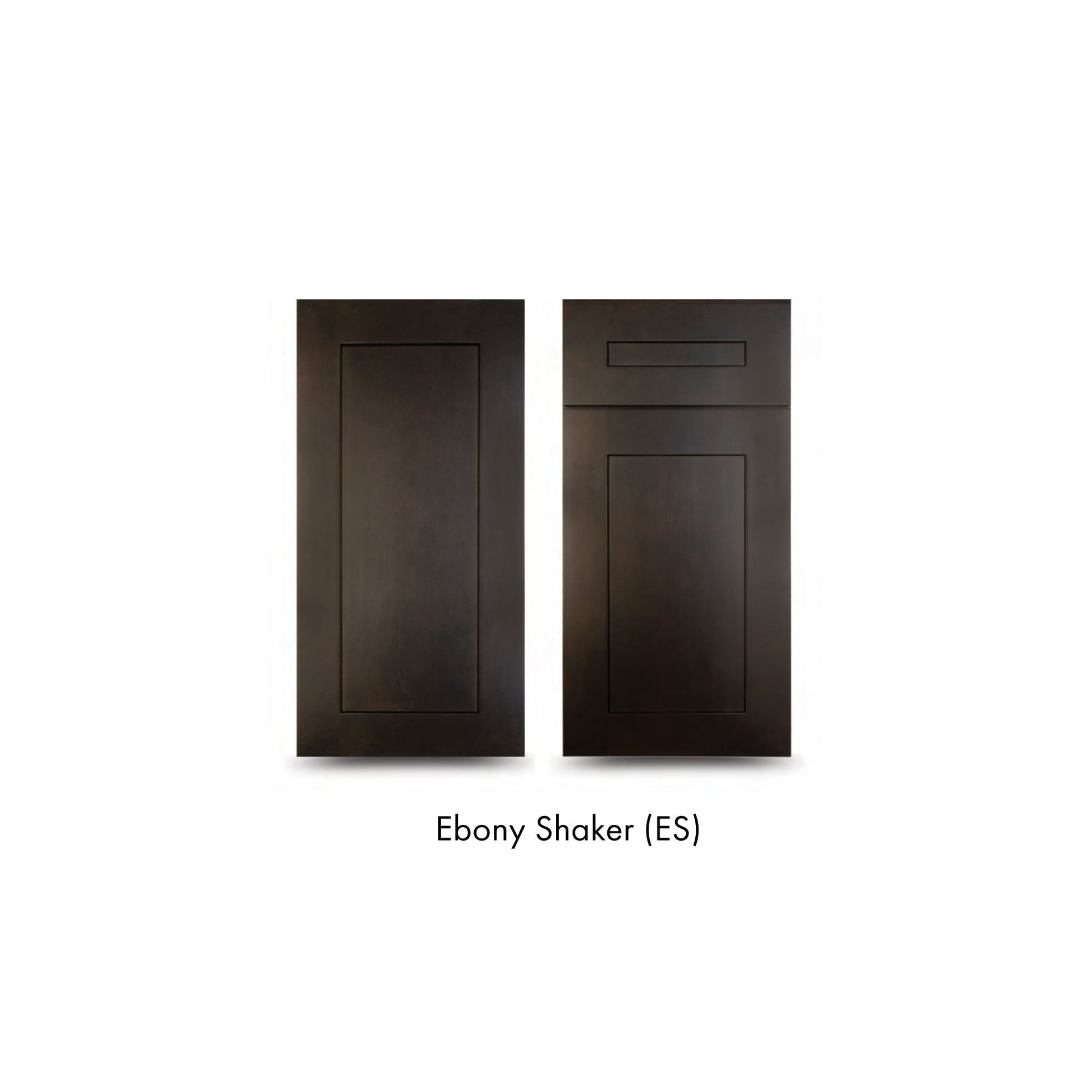 Ratel 30" 2-Door Ebony Shaker Vanity With Dummy Drawer