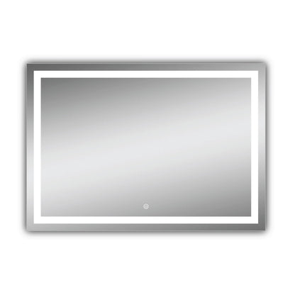 Ratel 39" x 28" Rectangular LED Mirror With Touch Sensor Switch