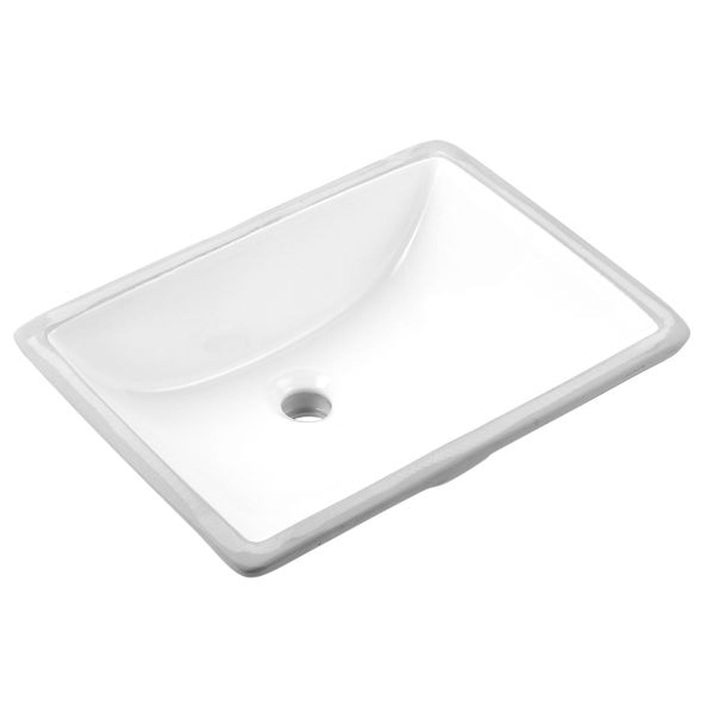 Ratel 44" x 23" White Quartz Vanity Top With Single Undermount Sink