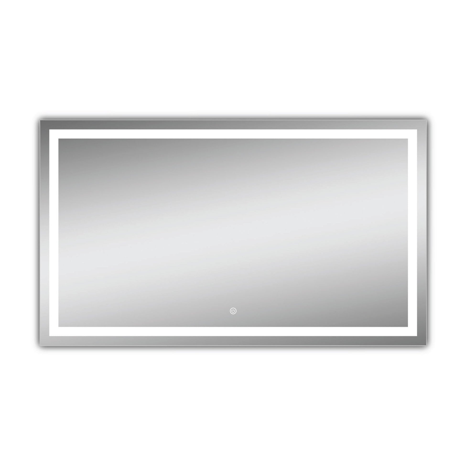 Ratel 47" x 28" Rectangular LED Mirror With Touch Sensor Switch