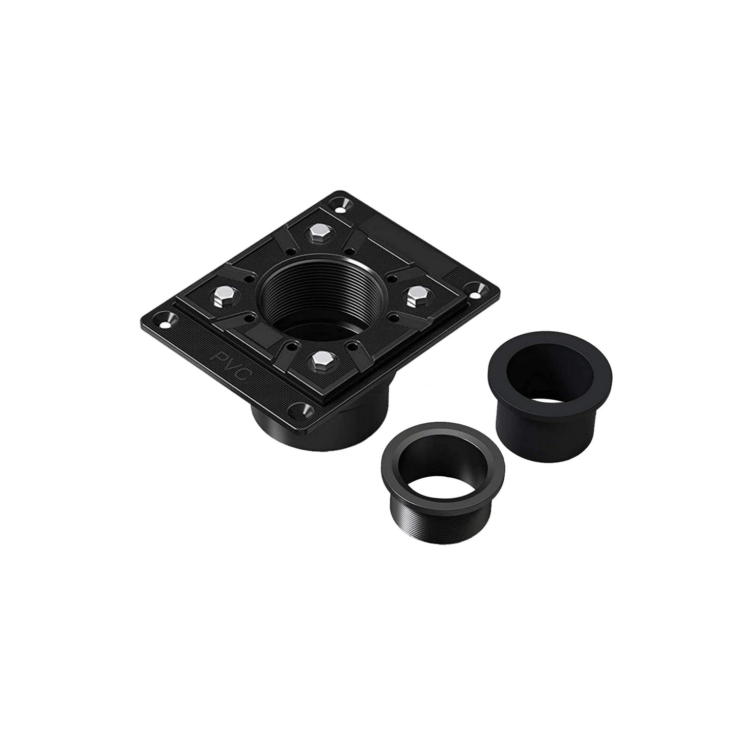 Ratel 6" Square Brushed Nickel Shower Drain