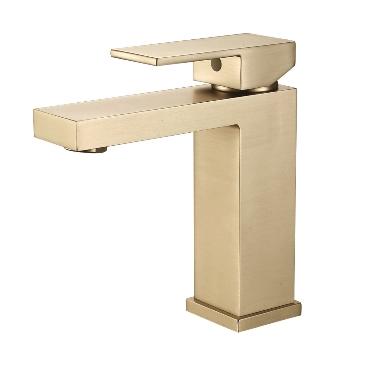 Ratel 7" Single-Hole Brushed Gold Bathroom Sink Faucet