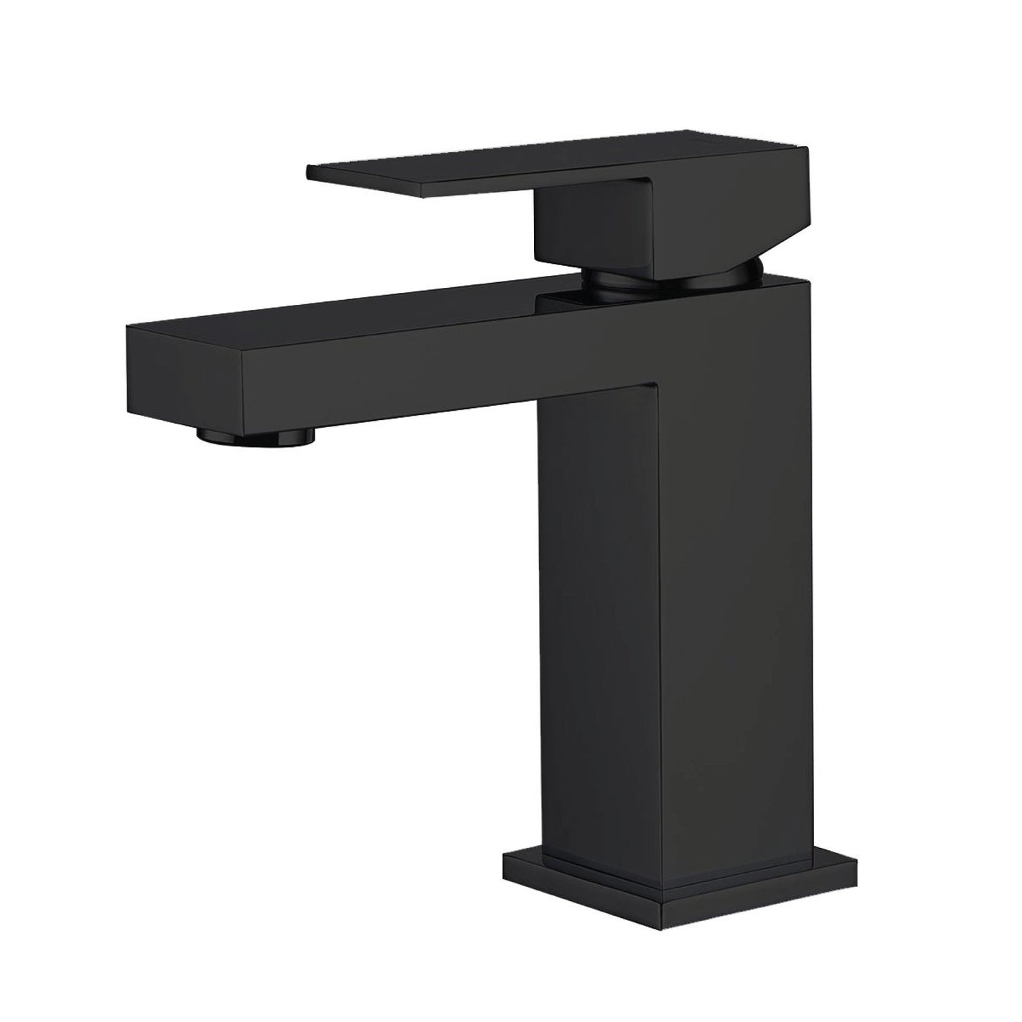 Ratel 7" Single-Hole Matte Black Bathroom Sink Faucet