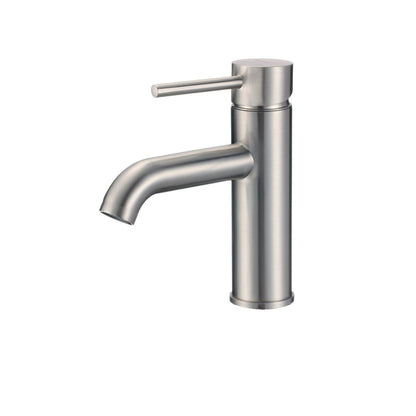 Ratel 8" Single-Hole Brushed Nickel Bathroom Sink Faucet