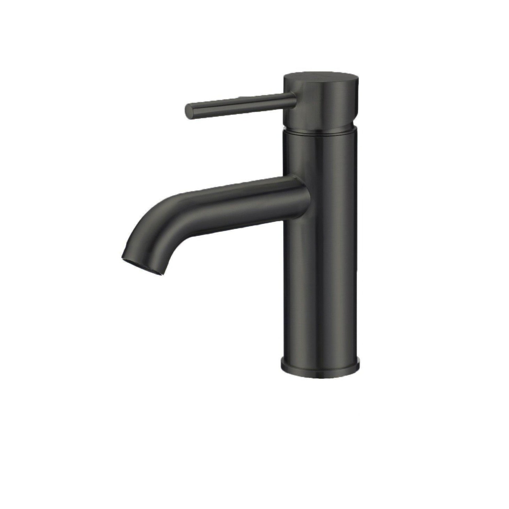 Ratel 8" Single-Hole Matte Black Bathroom Sink Faucet