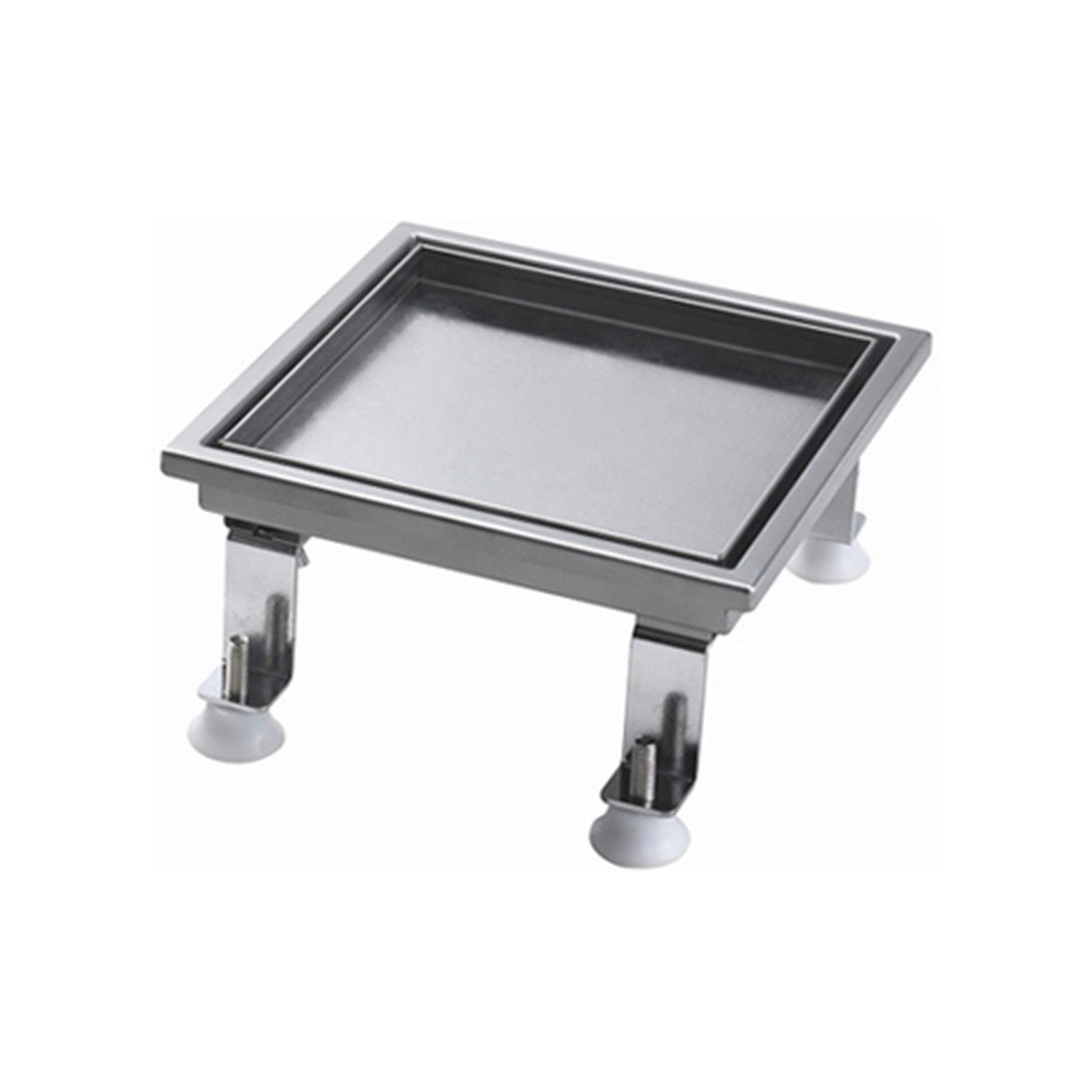 Ratel 8" Square Chrome Tile-Insert Shower Drain