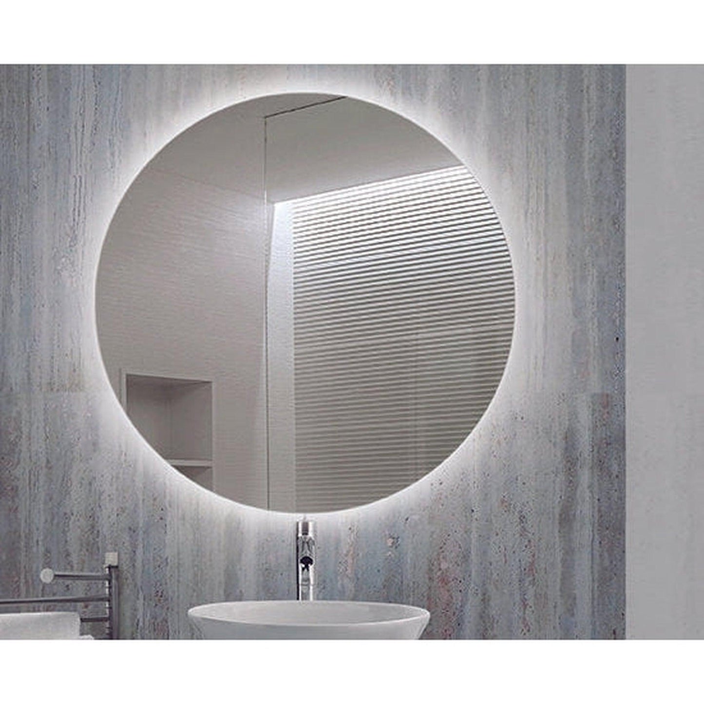 Royo Aura 36" Modern Round LED Mirror