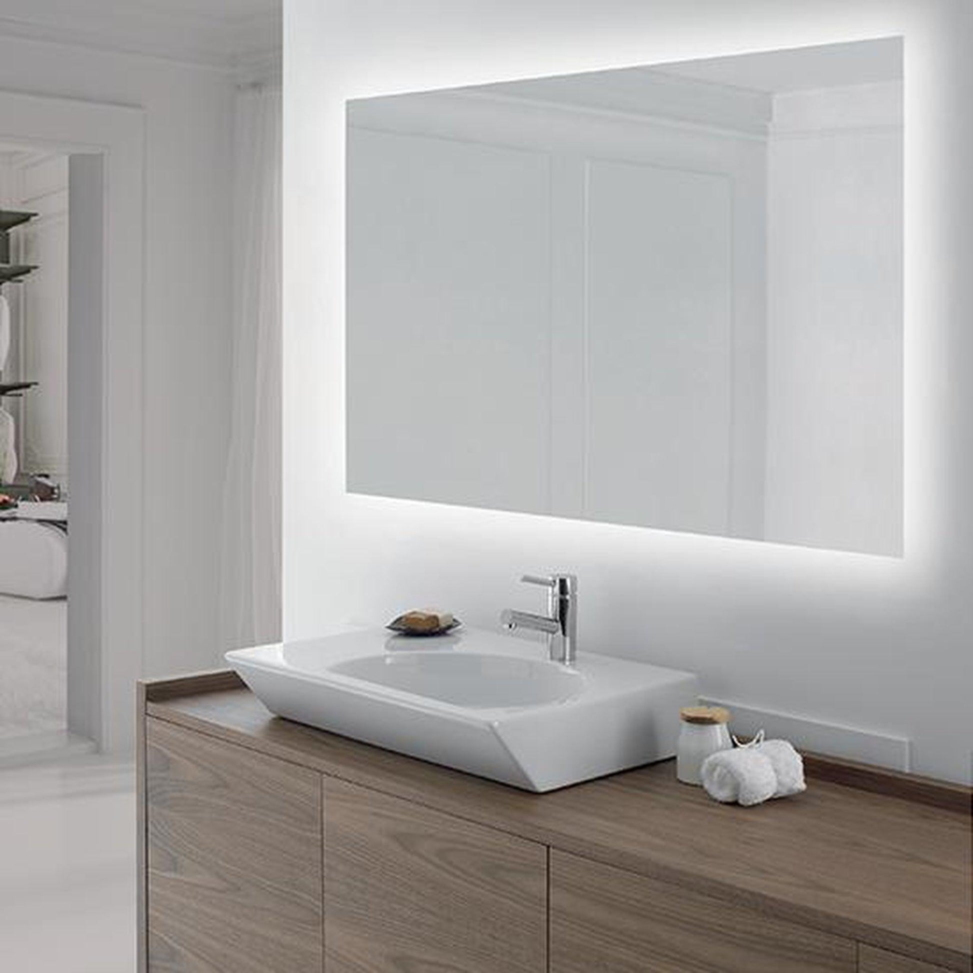 Royo Carmen 60" x 32" Modern Rectangle LED Mirror