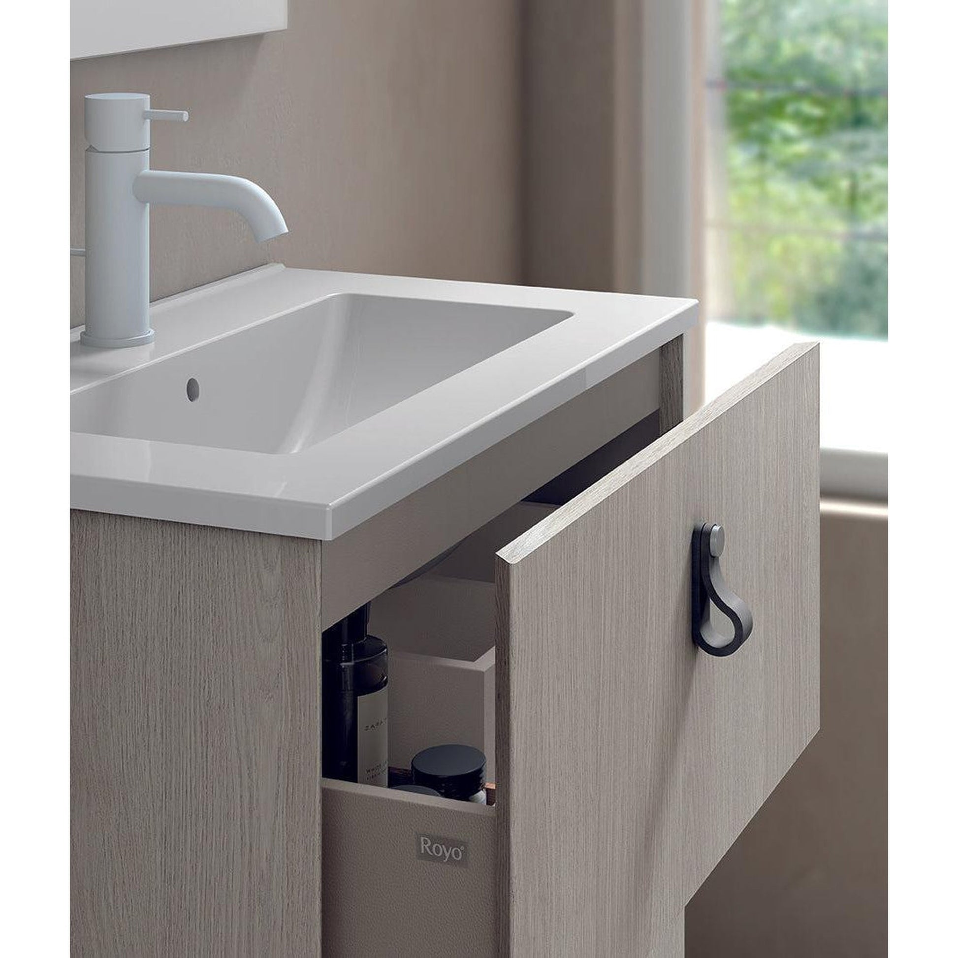 Royo vida Gloss White Bathroom Furniture Range