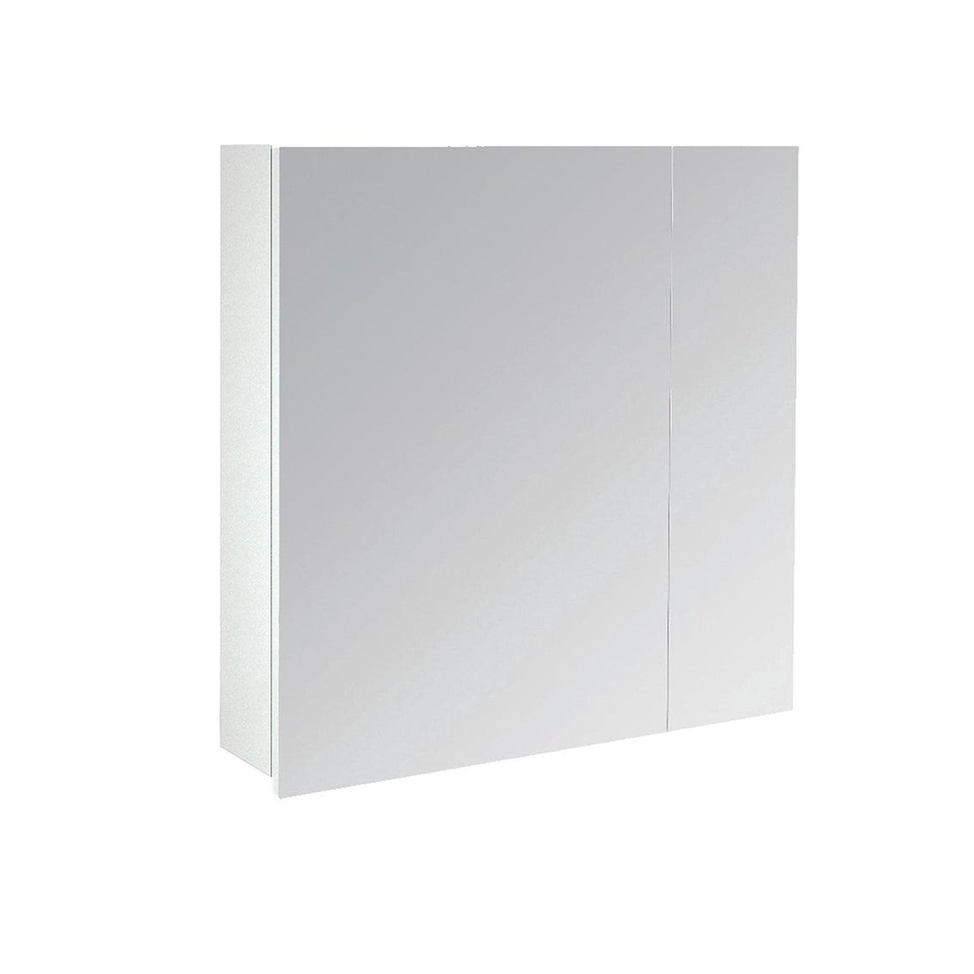 Royo Nika 24" x 24" Modern White Rectangle Mirror Cabinet