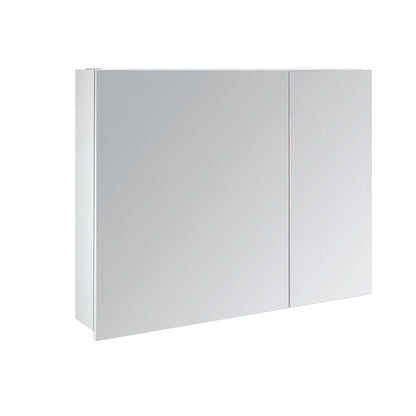 Royo Nika 32" x 24" Modern White Rectangle Mirror Cabinet