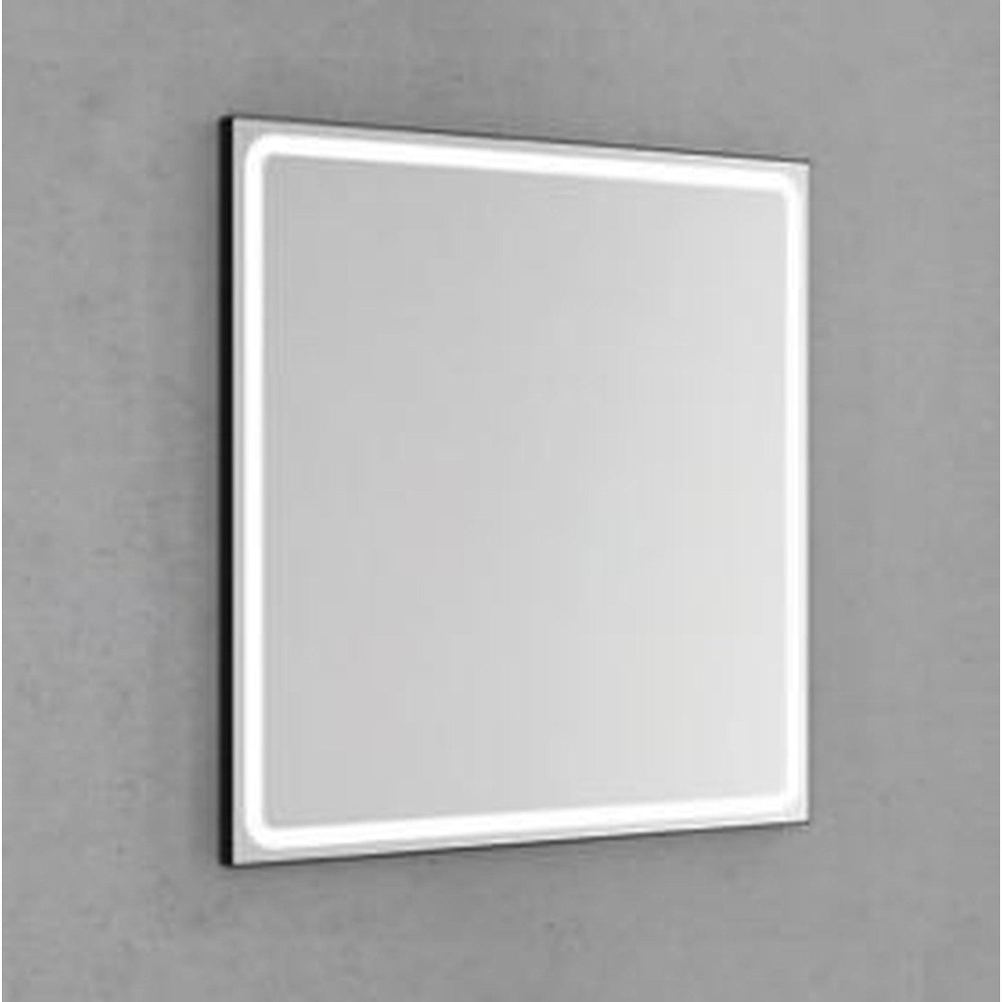 Royo Noa Black 48" x 32" Modern Rectangle LED Mirror