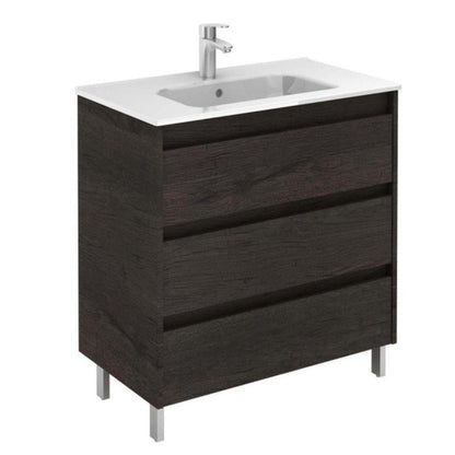 Royo Sansa 32" x 18" Essence Wenge Modern Freestanding Vanity With 3 Drawers