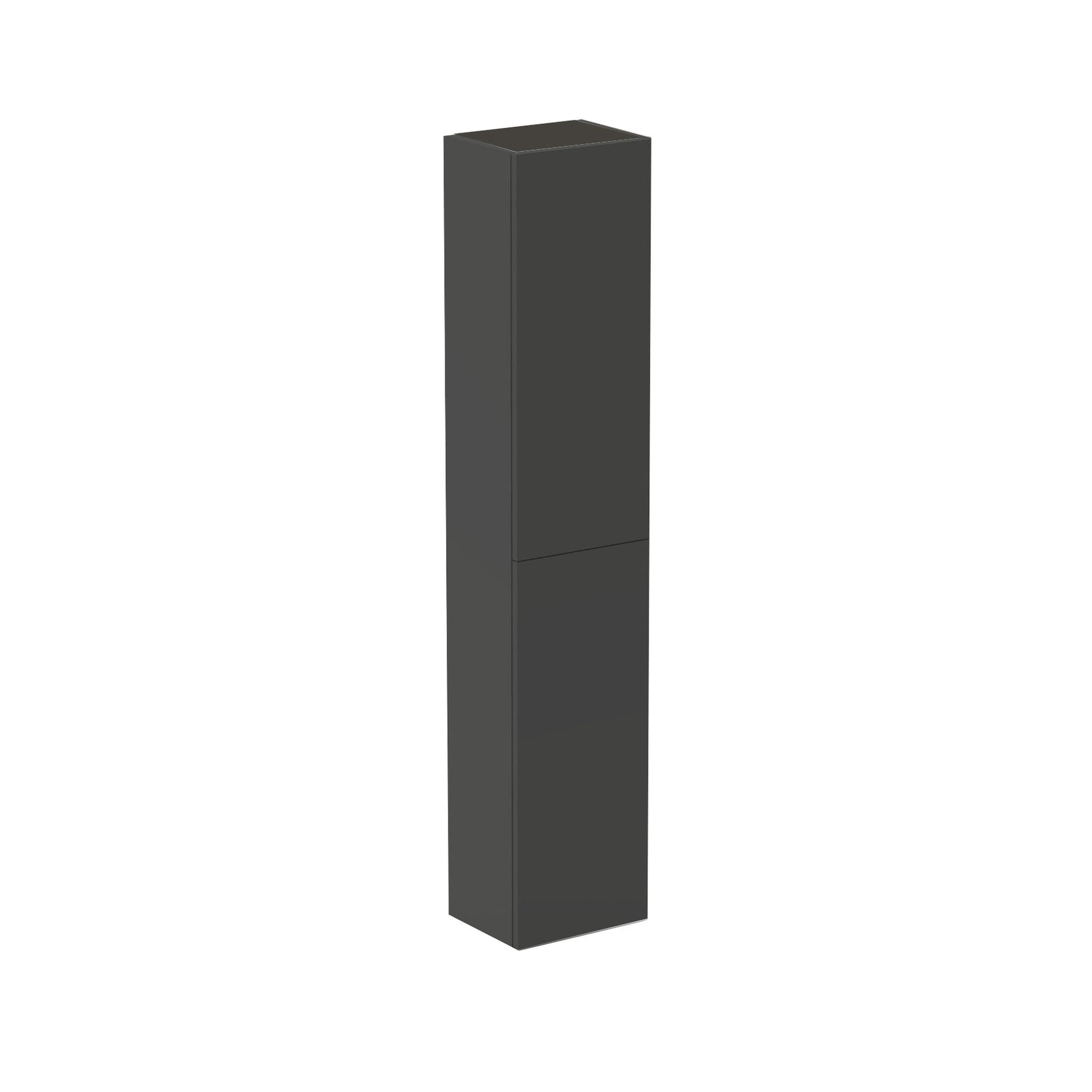Royo Vida 12" x 59" Anthracite Column With 2 Doors & Adjustable Shelves