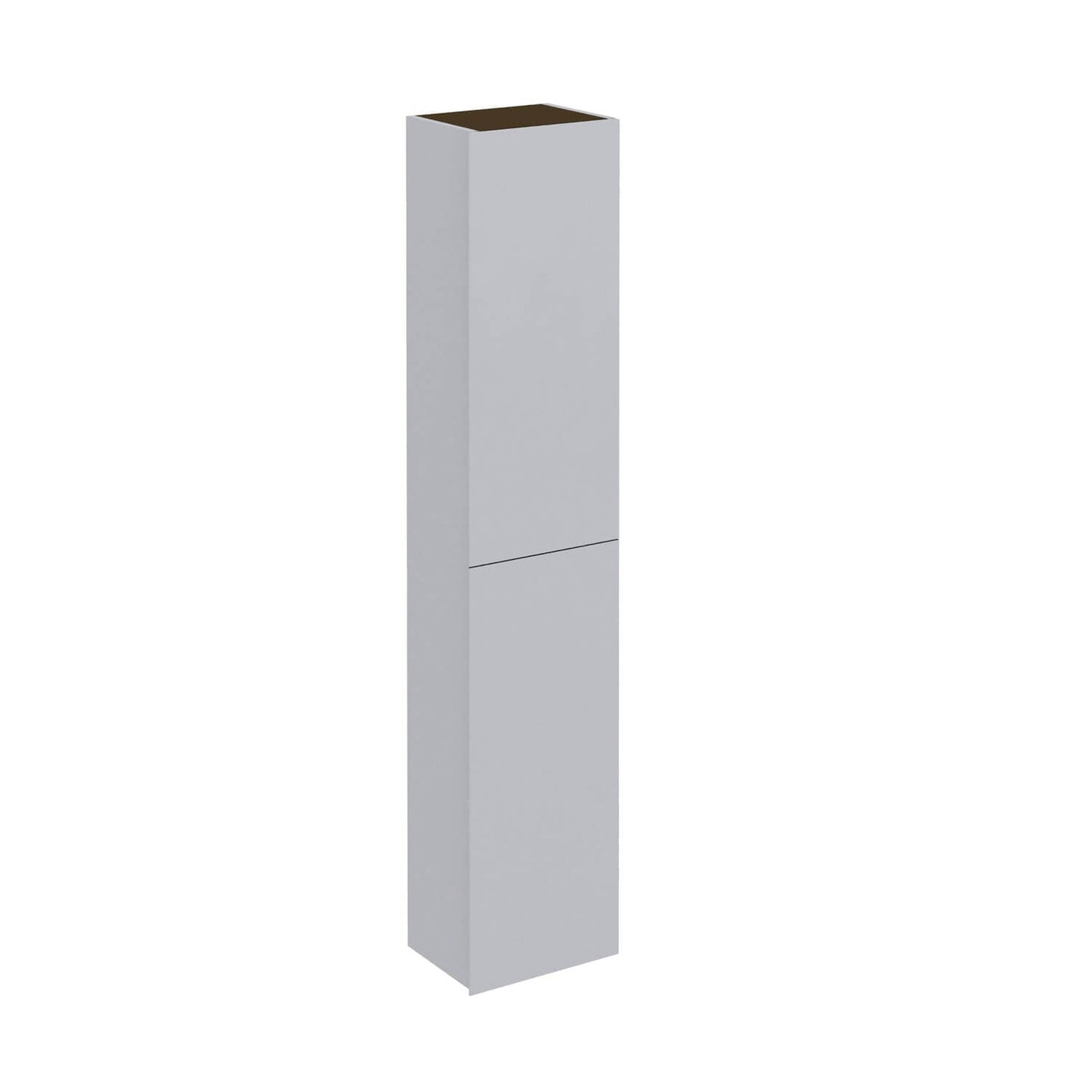 Royo Vida 12" x 59" Gloss Galet Column With 2 Doors & Adjustable Shelves